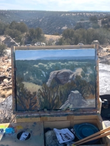 Painting in Withers Canyon
